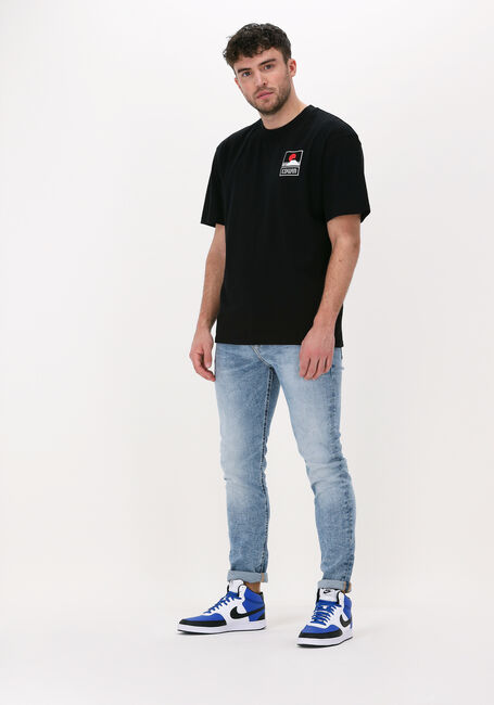 Zwarte EDWIN T-shirt SUNSET ON MT. FUIJ TS - large