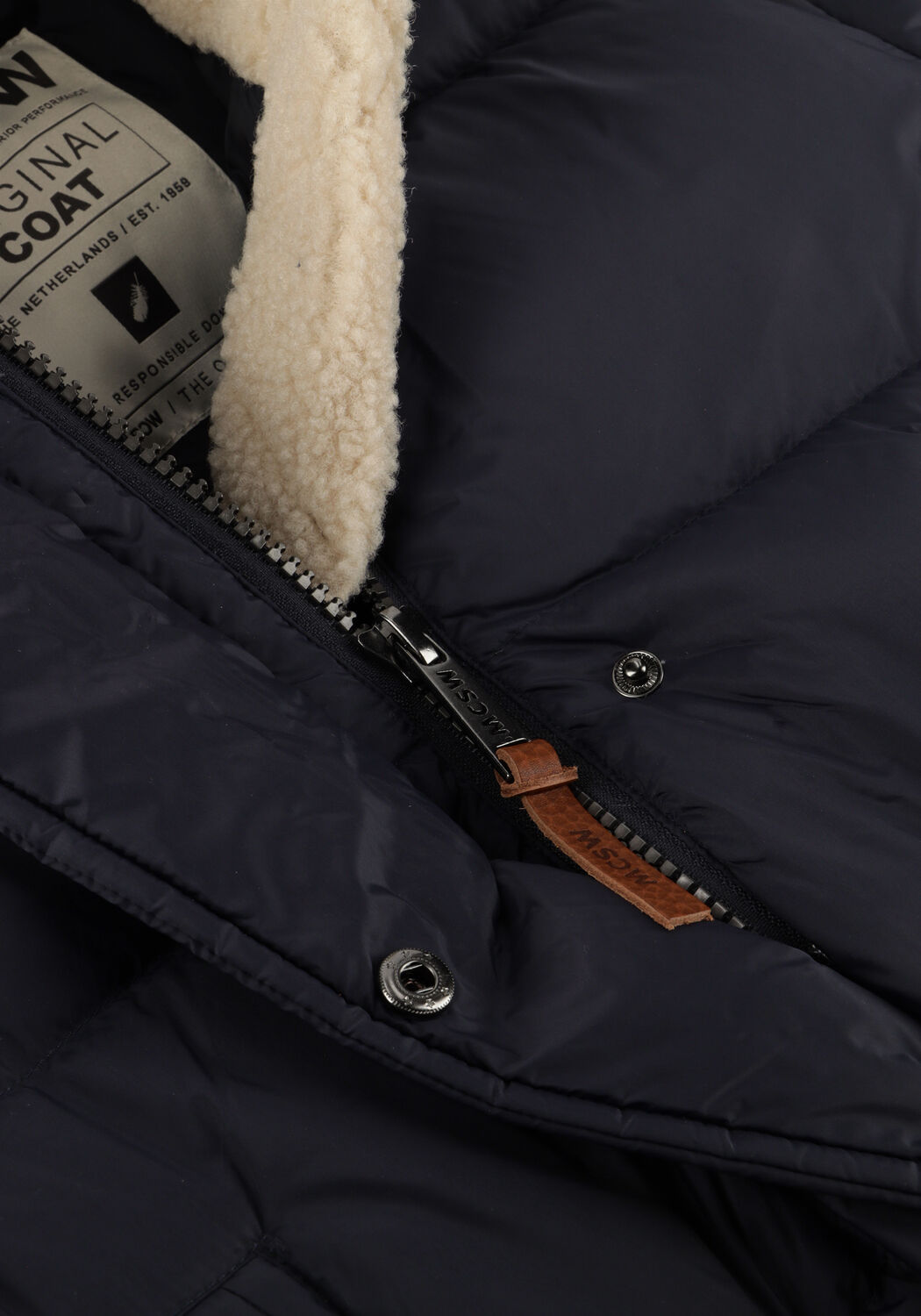 Donkerblauwe MOSCOW Gewatteerde jas 07-08 XENIA - large