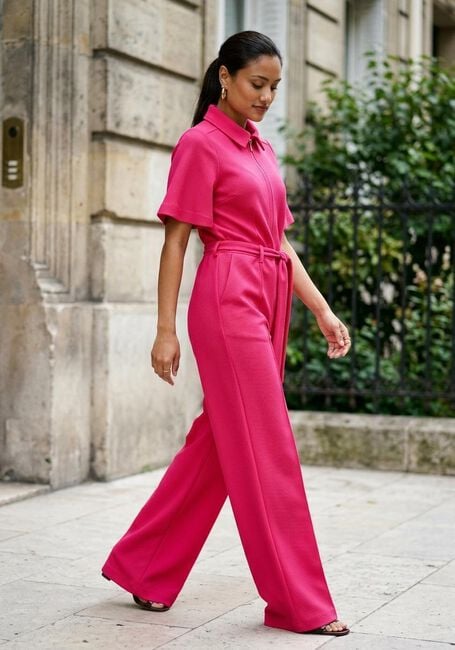 POM AMSTERDAM Combinaison JUMPSUIT BRIGHT ROSE Fuchsia - large