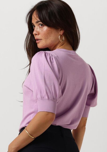 Paarse MINUS Top LIVA KNIT TEE - large