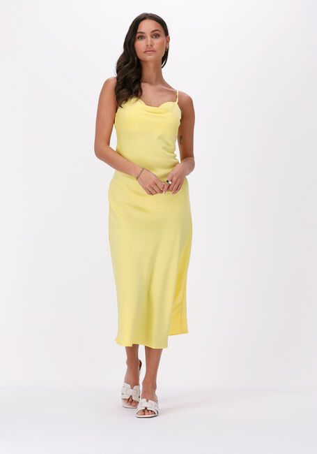 Gele Y.A.S. Midi jurk YASDOTTEA STRAP MINI DRESS - large