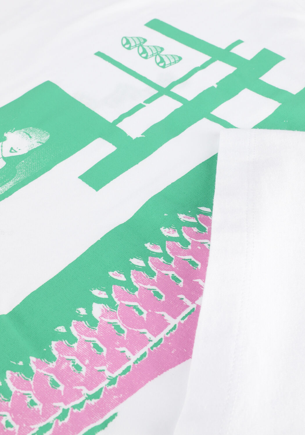 EDWIN T-shirt LUCKY OTOKO TS en blanc - large