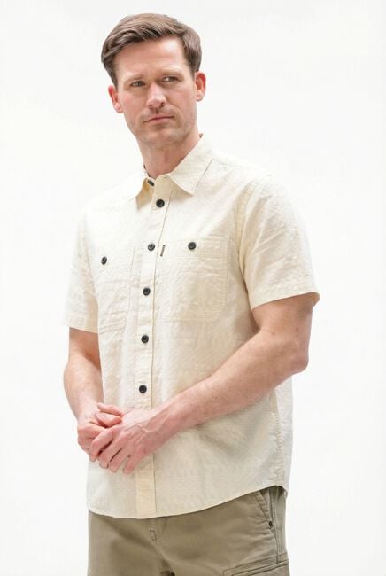 PME LEGEND Chemise d&eacute;contract&eacute; COOPER BARRY JACQUARD en beige - large