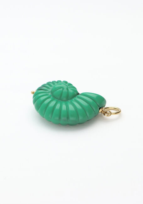 Groene BONNIE STUDIOS Sieraad GREEN SHELL BIG PENDANT - large