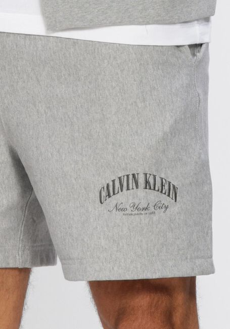 CALVIN KLEIN Pantalon courte PREMIUM TERRY CALVIN COLLEGIATE en gris - large