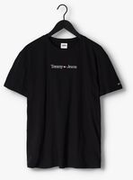 Zwarte TOMMY JEANS T-shirt TJM CLASSIC LINEAR LOGO TEE
