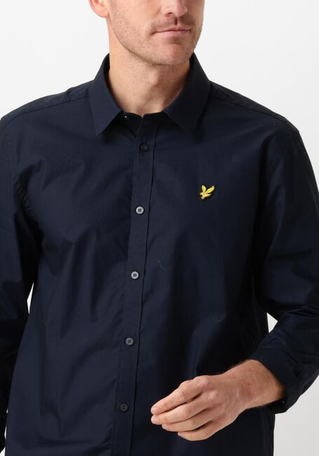 LYLE & SCOTT Chemise décontracté LONG SLEEVE POPLIN Bleu foncé - large