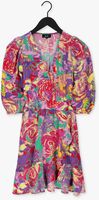 ALIX THE LABEL Mini robe WOVEN FLOWER FAKE WRAP DRESS en multicolore
