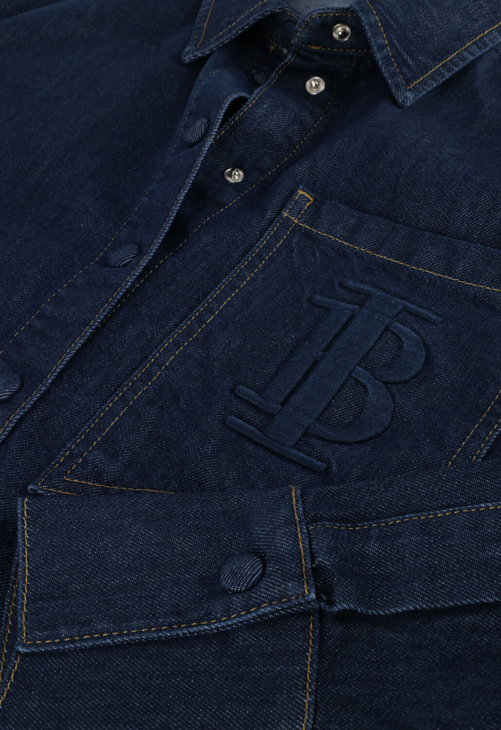 IBANA BRISA BLOUSE Blouses Bleu fonc&eacute; - large