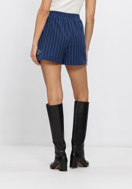 ALIX THE LABEL Pantalon courte LADIES WOVEN CLEAN STRIPED SHORTS Bleu fonc&eacute; - large