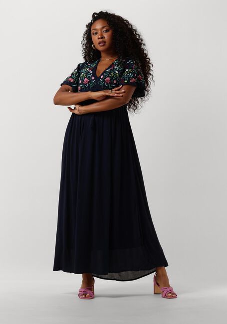 Y.A.S. Robe maxi YASCHELLA SS MAXI DRESS Bleu foncé - large