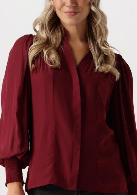 CO'COUTURE AILACC PETRA V-SHIRT Blouses Bordeaux - large