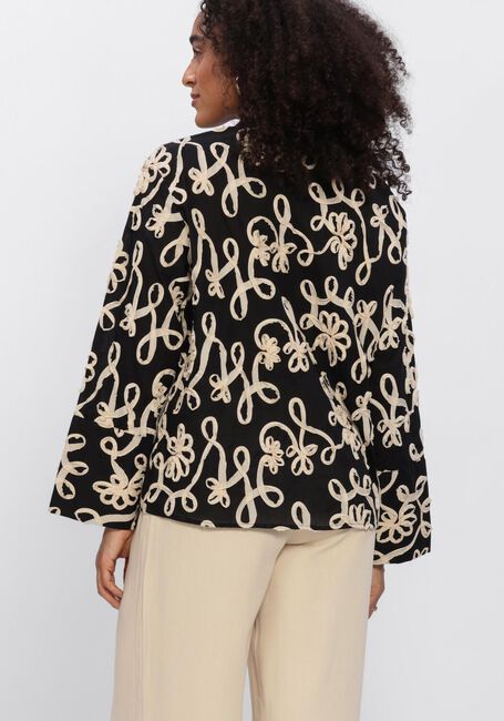 OBJECT OBJROYA L/S LO SHIRT Blouses en noir - large