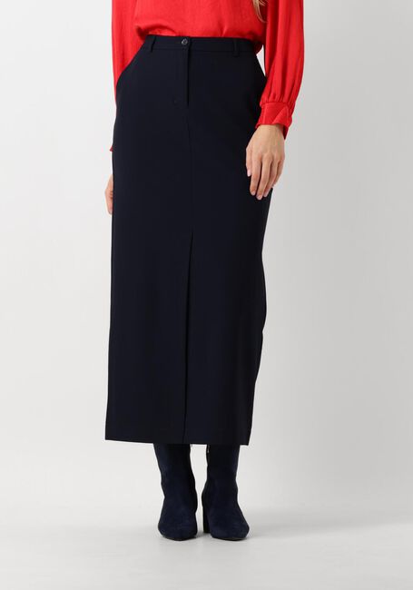SUMMUM Jupe midi SKIRT VISCOSE BLEND en bleu - large