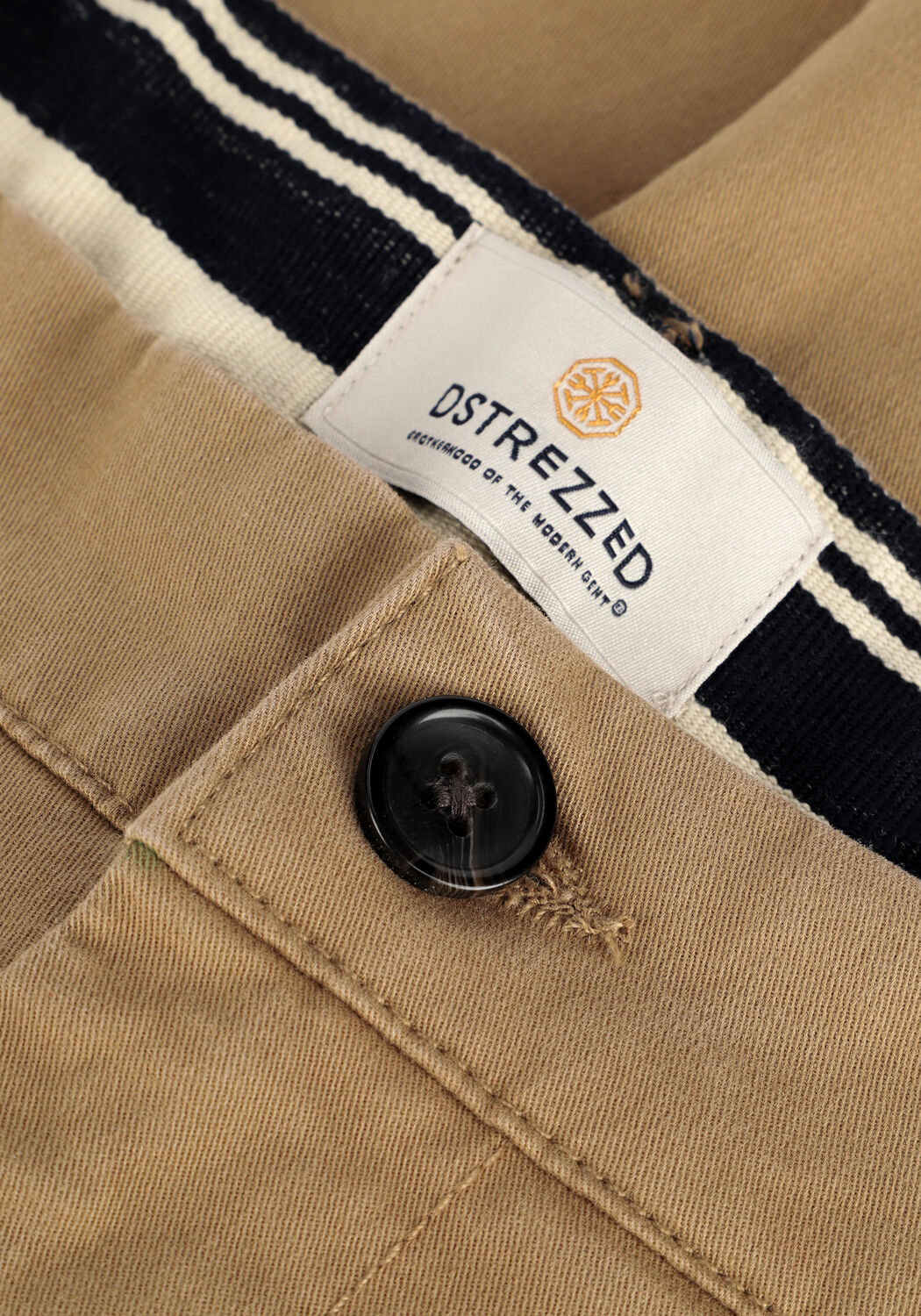 Khaki DSTREZZED Chino CHARLIE CHINO PANTS STRETCH TWILL - large