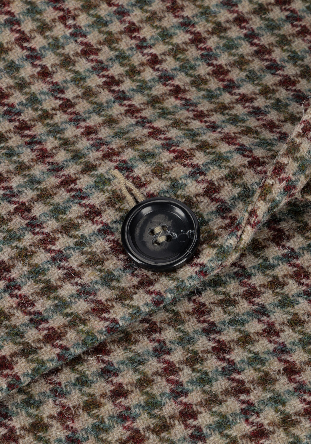 VANILIA Blazer TWEED WOOL COLBERT Bordeaux - large