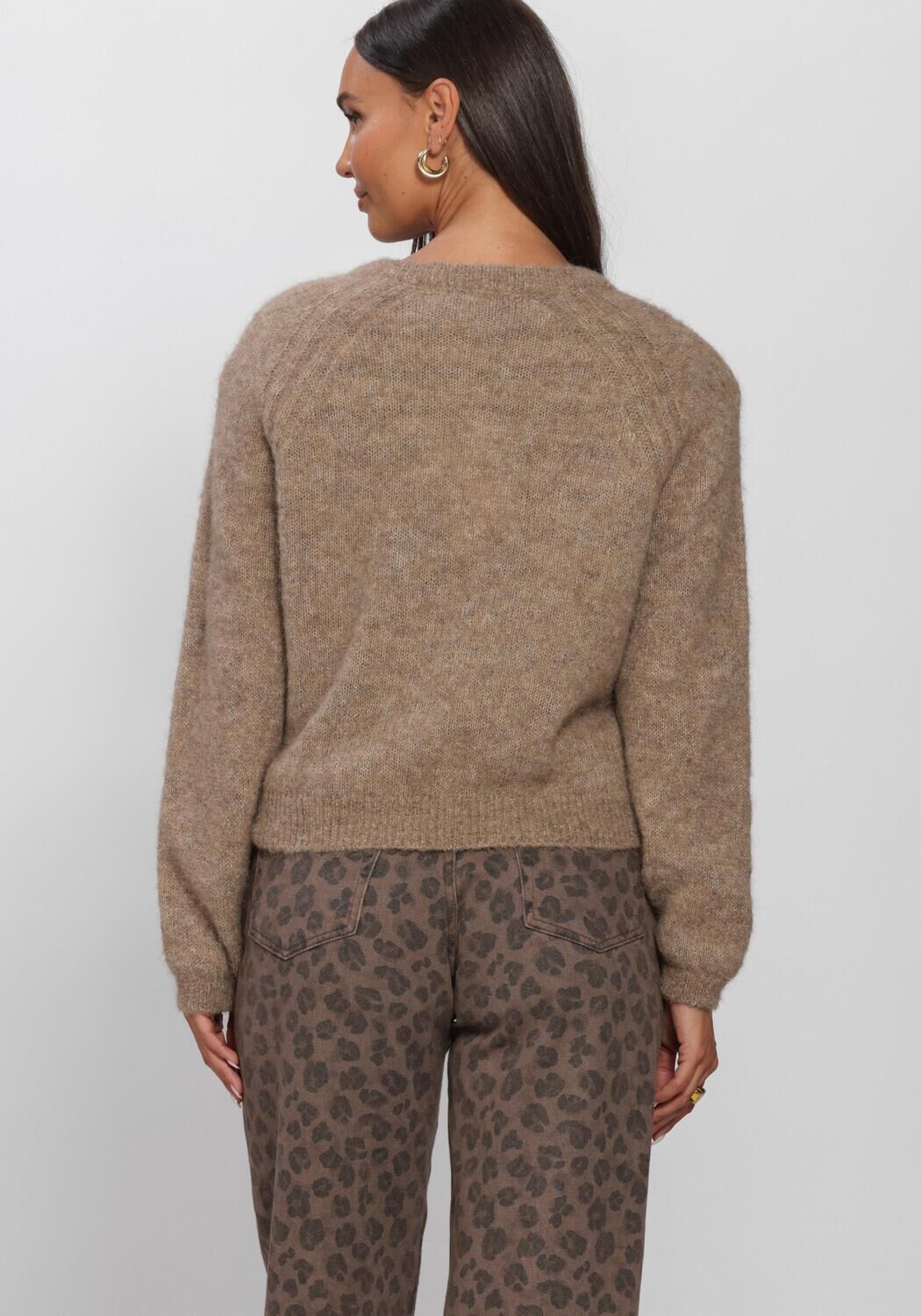 Camel BY-BAR Vest FALON CARDIGAN - large