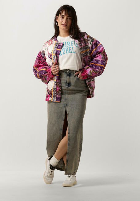 COLOURFUL REBEL T-shirt CR PATCH BOXY TEE en blanc - large