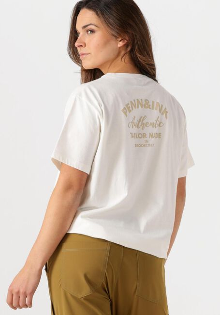 PENN & INK T-shirt T-SHIRT PRINT Écru - large