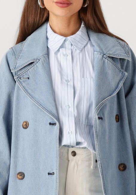 MODSTRÖM Trenchcoats MADELINEMD DENIM JACKET en bleu - large
