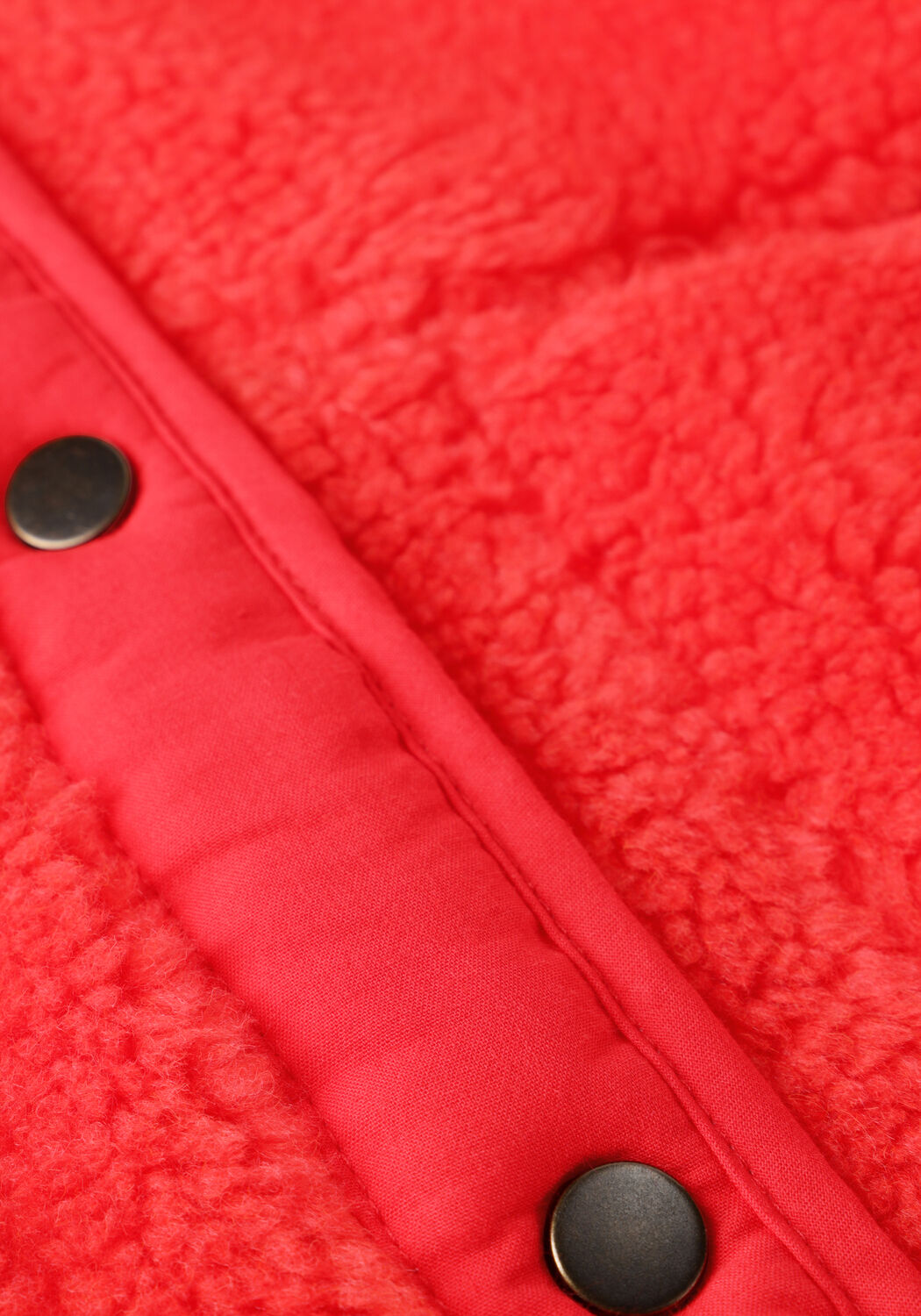 BY-BAR Manteau Teddy STEVE JACKET en rouge - large