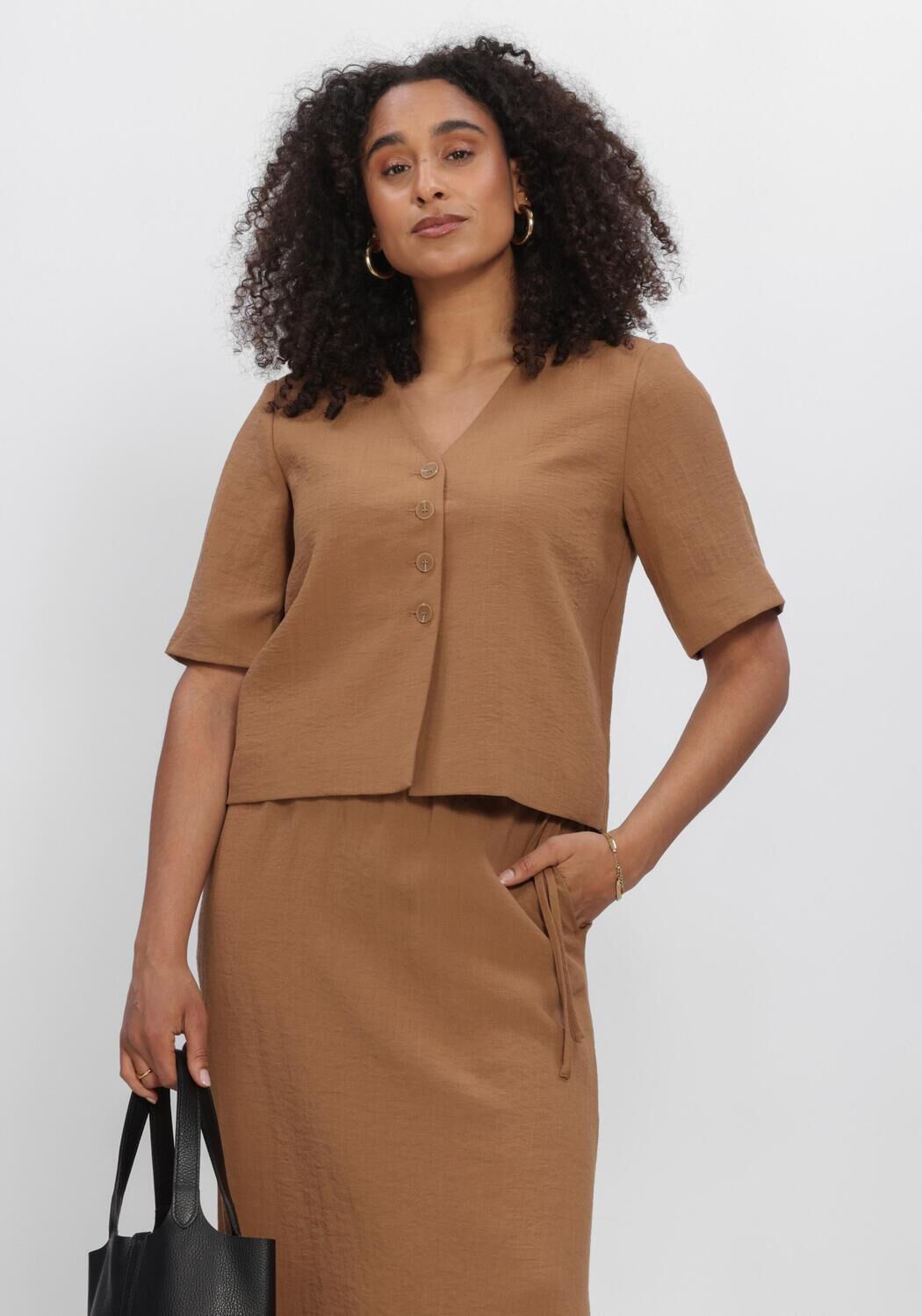 Bruine OBJECT  OBJRINI MATHILDA 2/4 LO BLAZER  145 ND - large