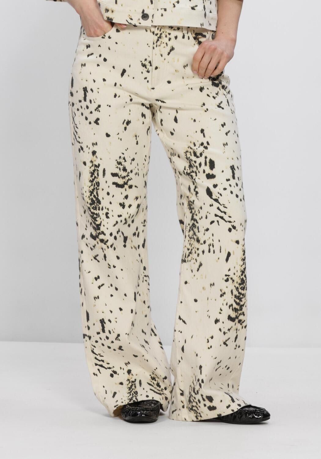 Beige MODSTR&Ouml;M Jeans ULIANAMD PRINT JEANS - large