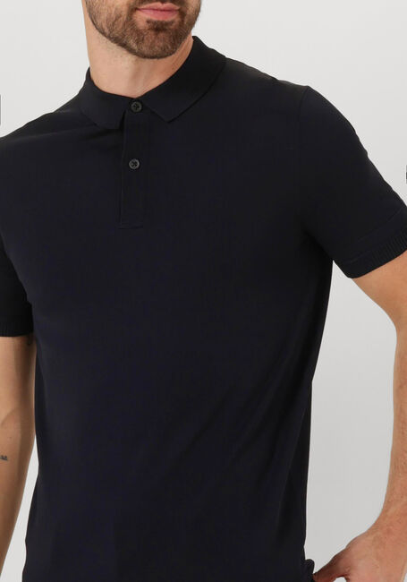 Donkerblauwe GENTI T-shirt POLO BUTTON SS K2046-1260 - large
