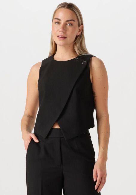 CO'COUTURE Gilet VOLACC WRAP VEST en noir - large
