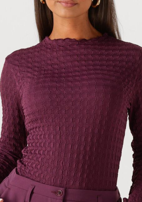 SUMMUM Haut TOP STRUCTURE JERSEY en violet - large