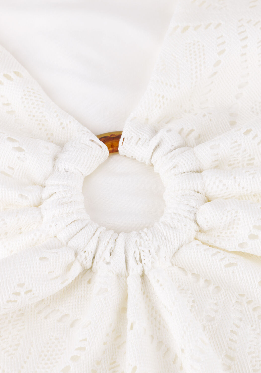 ANA ALCAZAR Robe maxi MAXI DRESS LONGSLEEVE en blanc - large