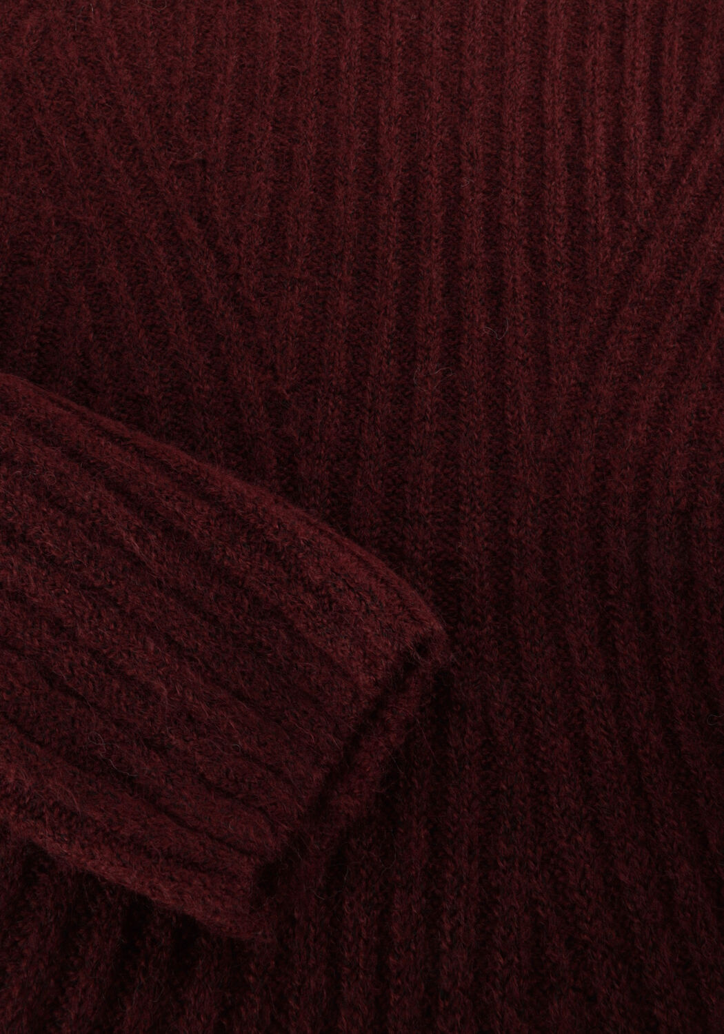 Y.A.S. Mini robe YASDOLLY LS KNIT DRESS Bordeaux - large