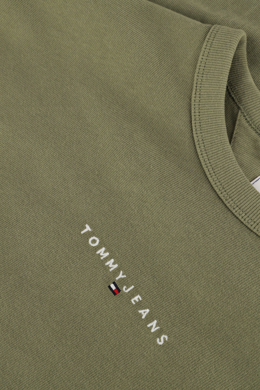 Groene TOMMY JEANS T-shirt TJM RLX LINEAR LOGO TEE - large