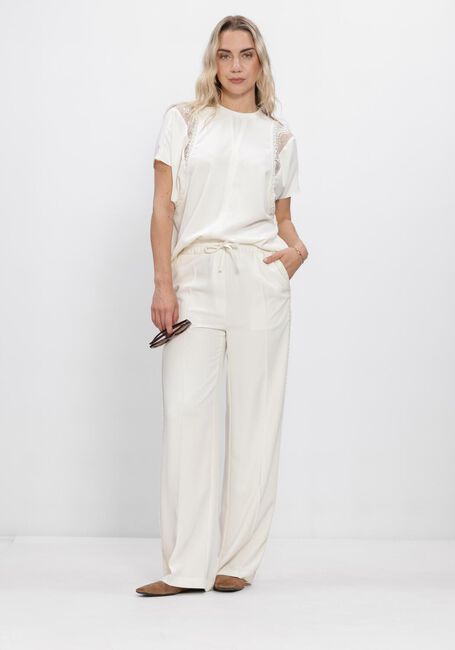 Creme EST'SEVEN Broeken/jumpsuits AZARI TROUSER LACE - large