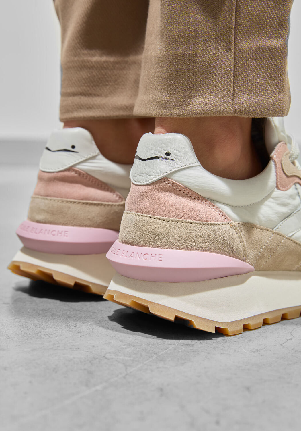 Roze VOILE BLANCHE Sneakers QWARK HYPE WOMAN - large