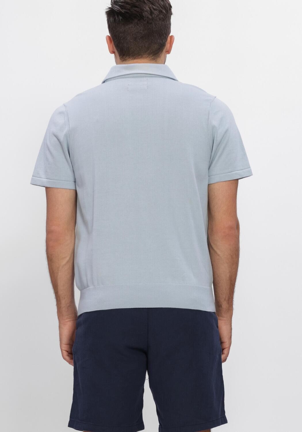 Blauwe BUTCHER OF BLUE Polo CLIFDEN CO POLO SS - large