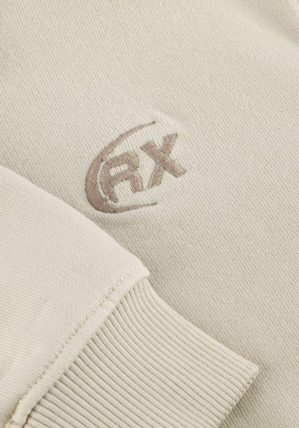 Ecru RELLIX Polo SWEATER RELLIX ZIP POLO - large