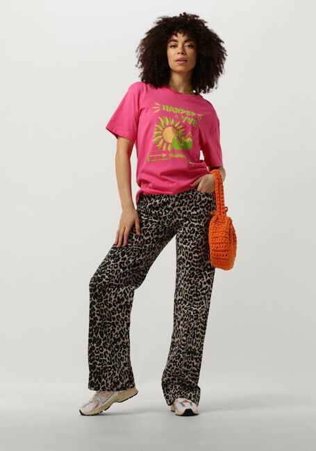 Roze HARPER & YVE T-shirt TROPICAL-SS - large