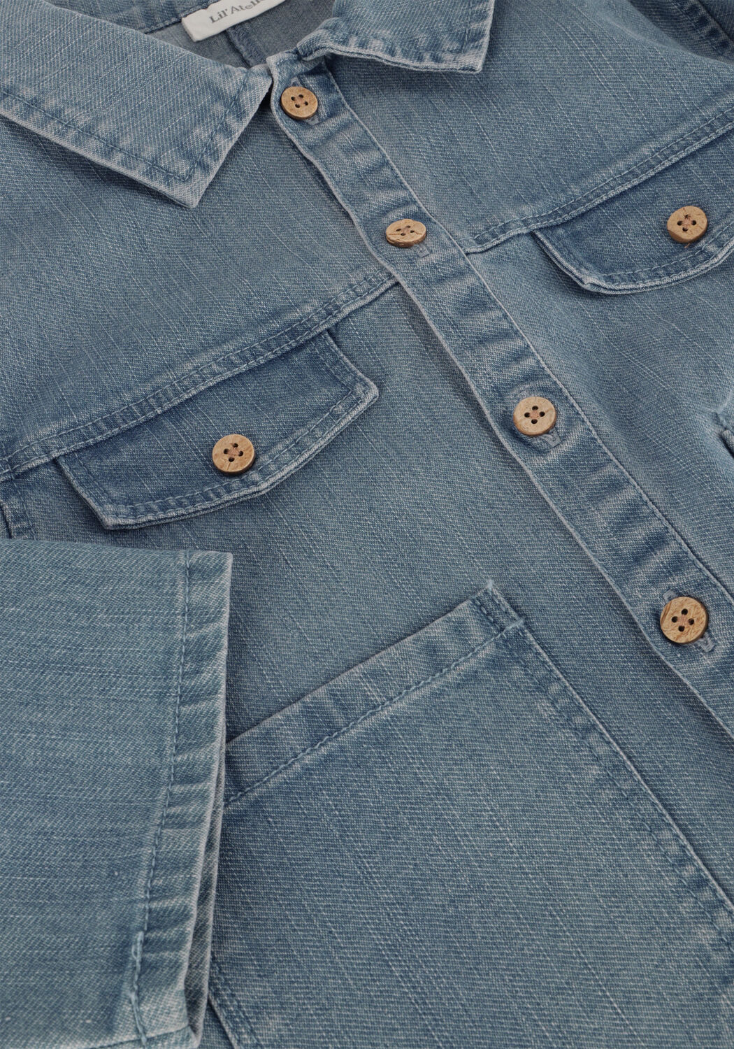 LIL' ATELIER Veste en jean NMMOKAJA LS DNM SHIRT 4360-LS O LIL en bleu - large