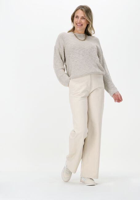 ANOTHER LABEL Pull SVEA KNITTED PULL en beige - large