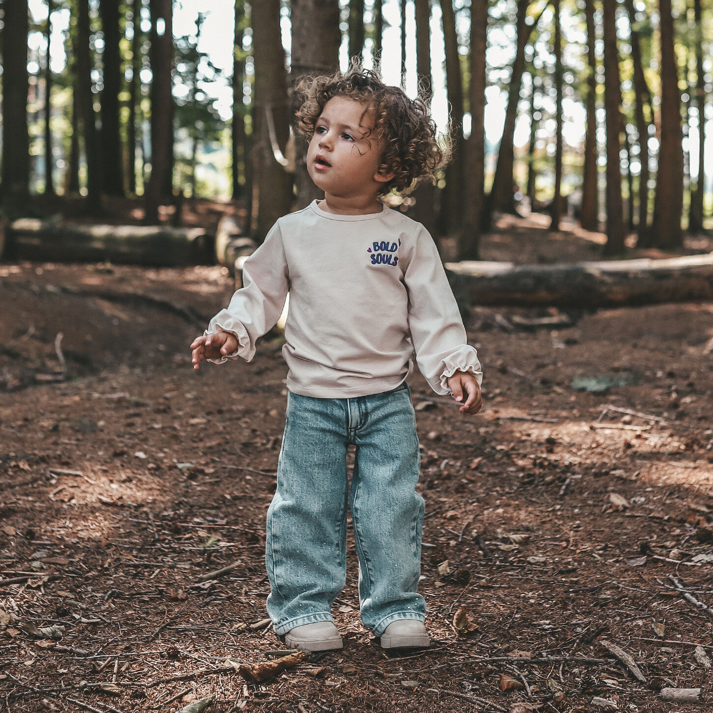 Creme YOUR WISHES Tops & T-shirts BOLD SOULS ROMANCE LONGSLEEVE - large