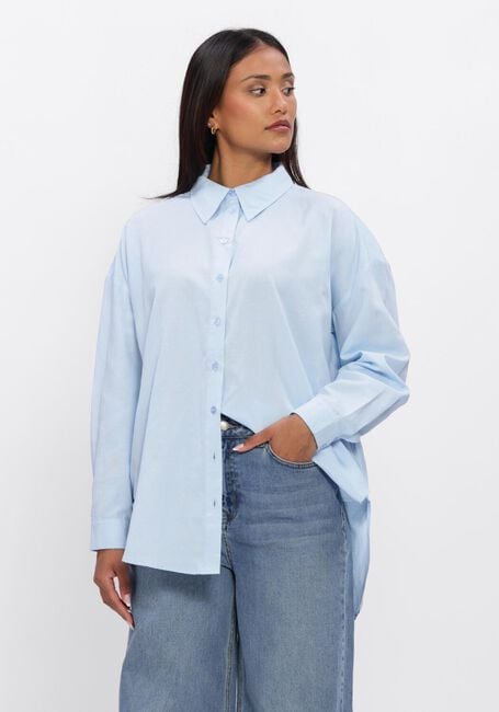 Blauwe MY ESSENTIAL WARDROBE  MWVILDA SUNNA BOXY SHIRT - large