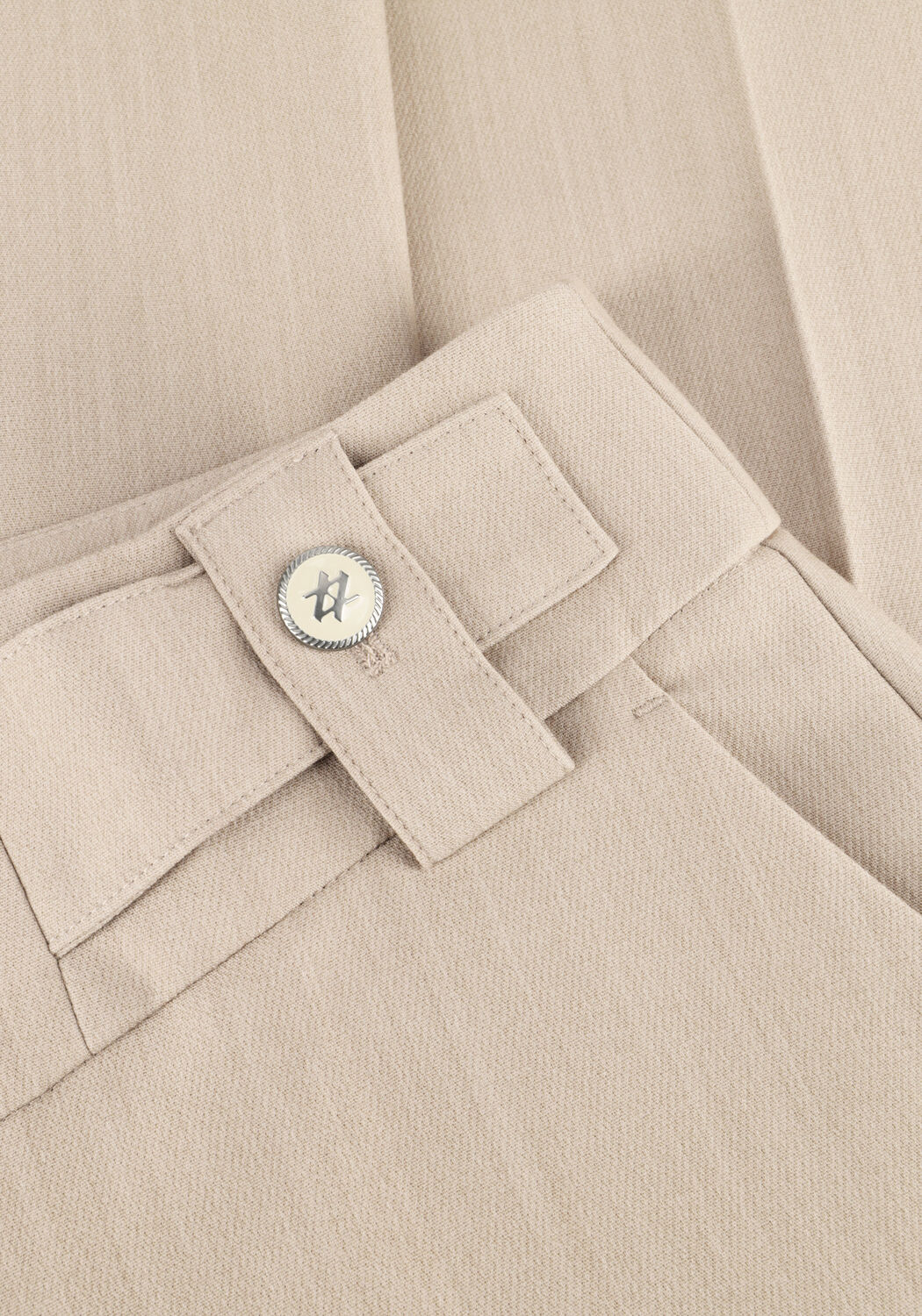 AAIKO Pantalon large NORE BUTTONS R PES 345 en beige - large