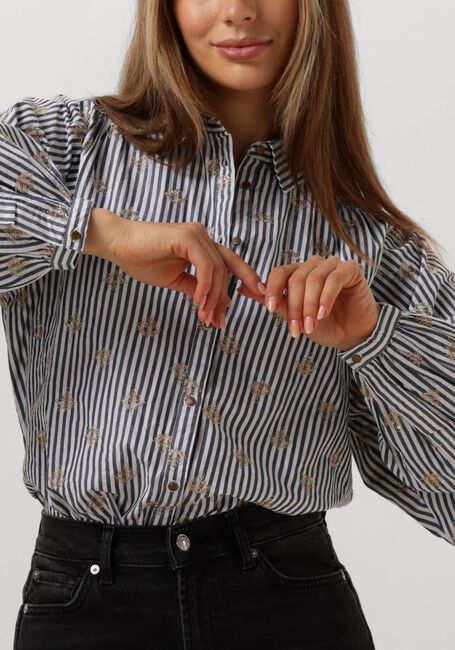 SUMMUM BLOUSE SCATTERED EMBROSTRIPE Blouses en blanc - large