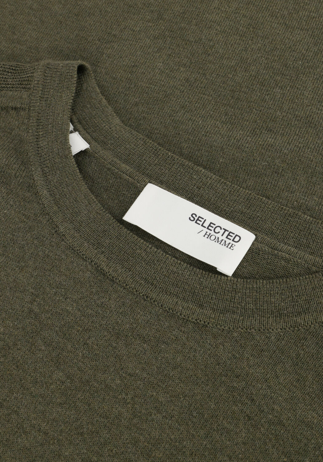 SELECTED MEN Pull SLHBERG CREW NECK NOOS en vert - large