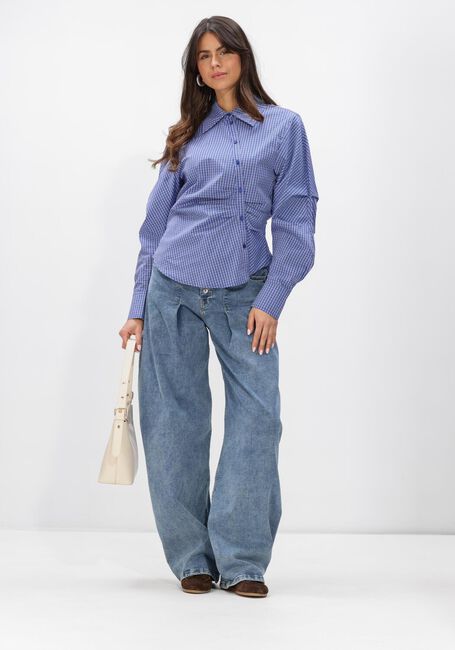 CO'COUTURE Haut ANIZA ASYM SHIRT en bleu - large