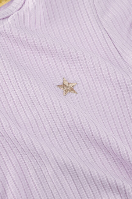 LIKE FLO T-shirt ELISE RIB SS SHIRT en violet - large