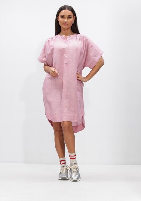 BY-BAR Mini robe AMBER LINNEN DRESS en rose - large