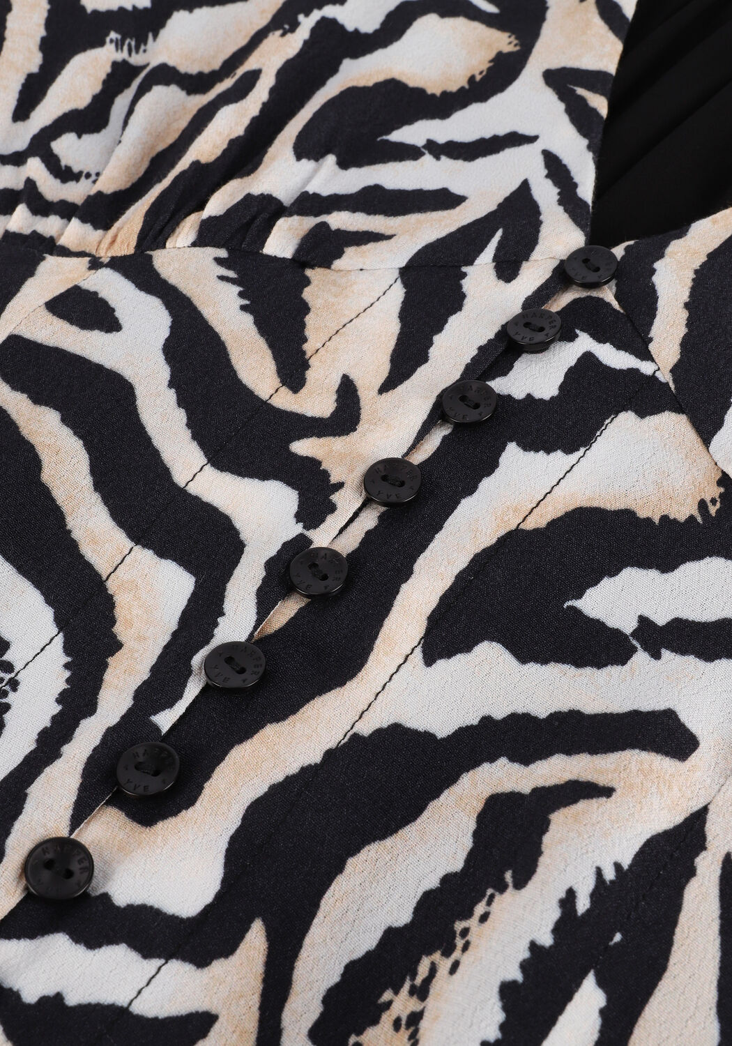 Zwarte HARPER & YVE Midi jurk VALERIE-DR - large