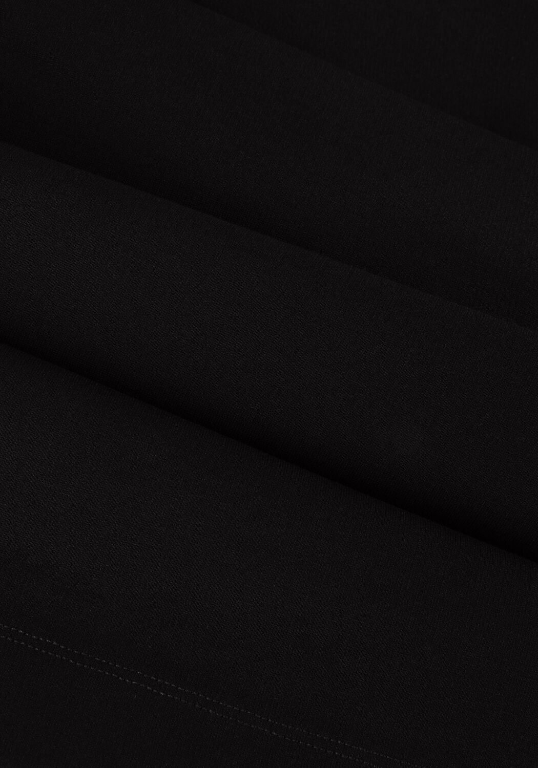 Zwarte JANSEN AMSTERDAM Midi jurk HV595 DRESS STRAIGHT WITH BELT - large